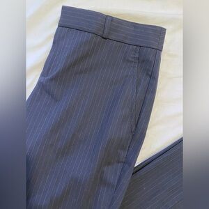 Banana Republic Pinstripe Ryan Trousers, Size 0, NWT